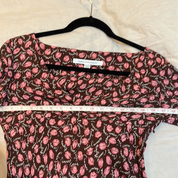 Vintage Diane von Furstenberg L'Amour Midi Dress - Picture 9 of 10